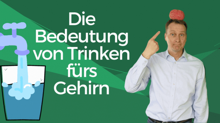 Die Bedeutung von Trinken für unser Gehirn.